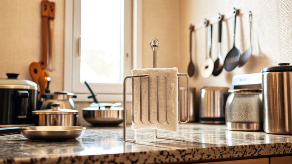 7 solutions pratiques pour un porte serviette de cuisine efficace