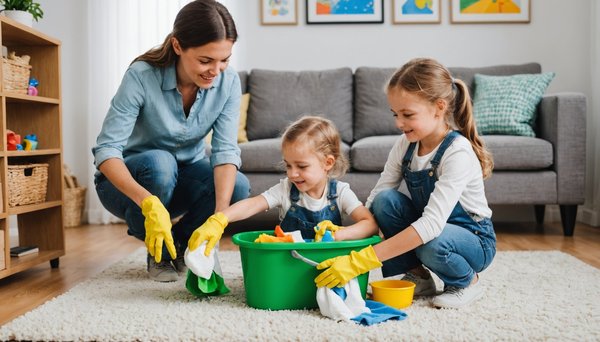 Comment garder une maison propre avec des enfants
