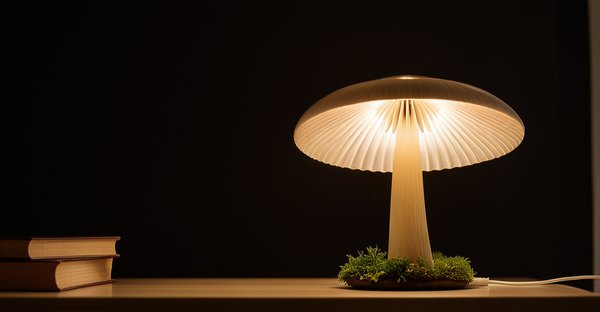 La lampe de chevet champignon tactile pour une déco unique